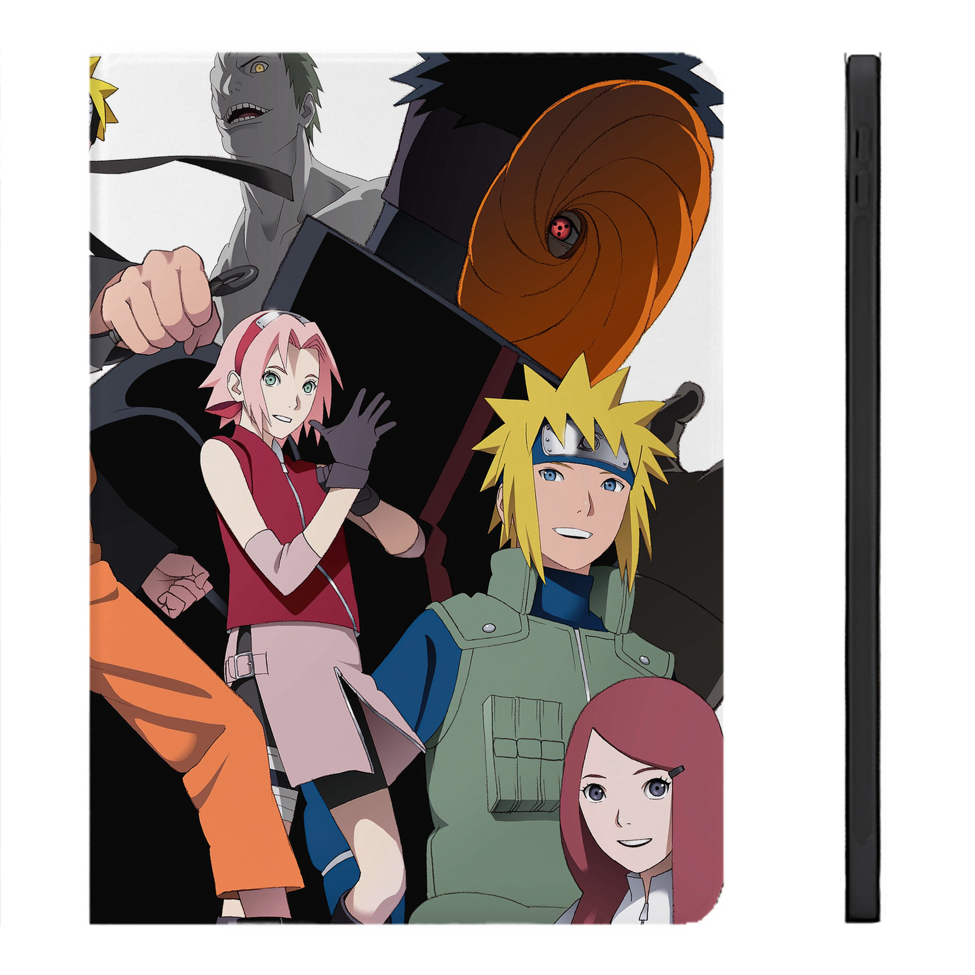 （画像用） NARUTO -ナルト- NARUTO -ナルト- 疾風伝 IPadケース ペンホルダー付き ブックスタイルデザイン